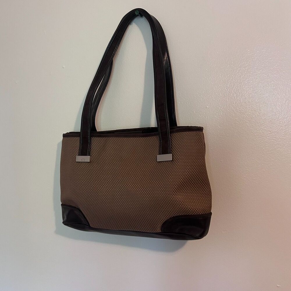 The Sak Brown Purse Bag Woven Double shoulder straps